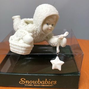 Snowbabies Starry Night bisque ornament